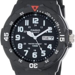 Casio MRW200H Series | Unisex Analog Watch | 100M WR | Stainless Steel Case | Resin Band | 2 Hand Analog (HR, Min, SEC) | Date Display | Screw Down Crown/Screw Down Caseback | 3 Year Battery