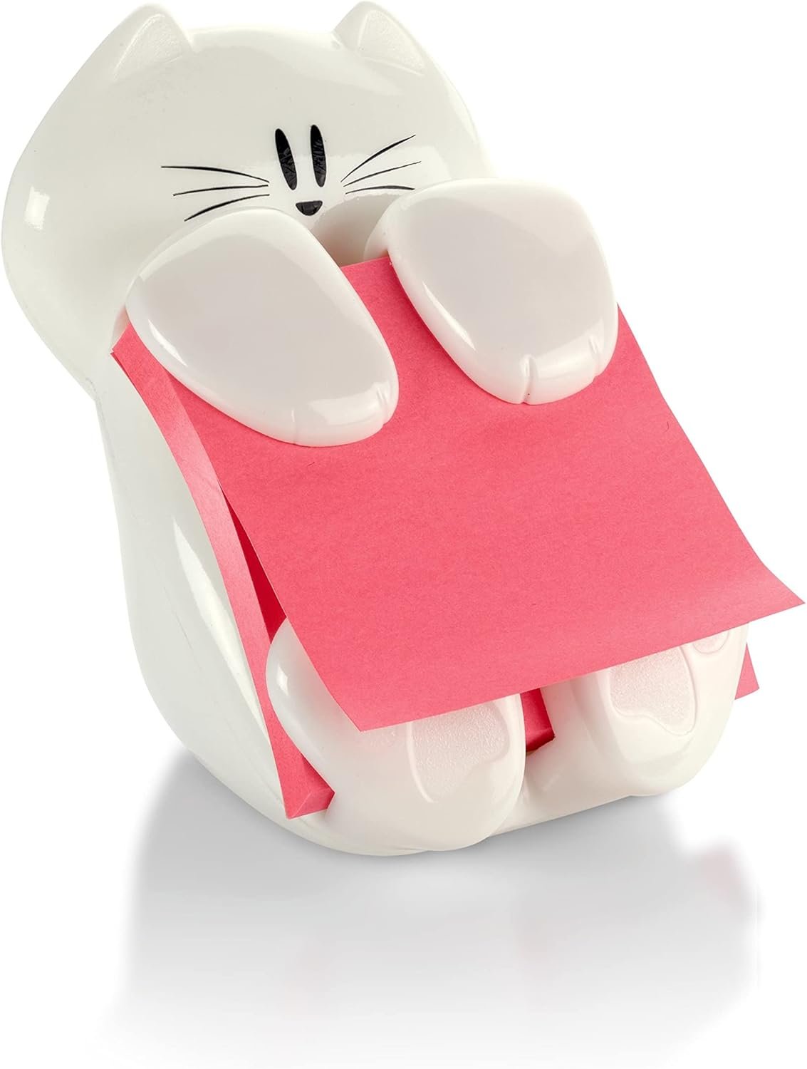 Post-it Pop-up Note Dispenser Cat Design 3x3 in 1 Dispenser/Pack (CAT-330 White) - Image 2