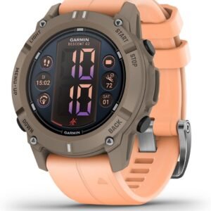Garmin® Descent™ G2, Watch-Style Dive Computer, Bright AMOLED Display, Multiple Dive Modes, Health and Wellness Features, Paloma with Shell Pink Band