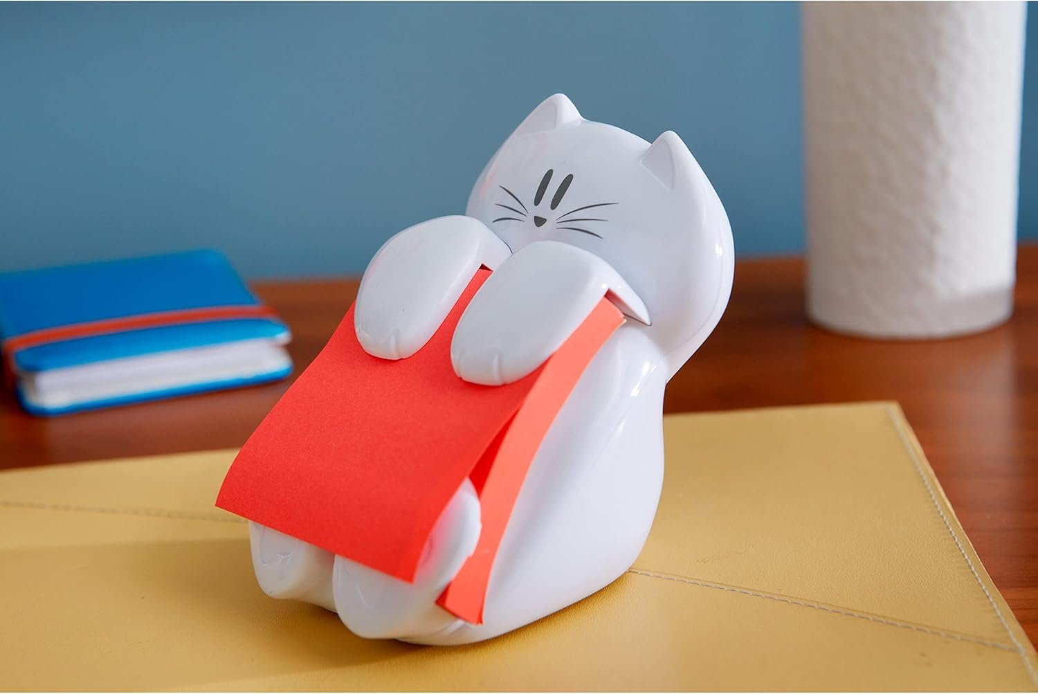 Post-it Pop-up Note Dispenser Cat Design 3x3 in 1 Dispenser/Pack (CAT-330 White) - Image 5