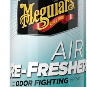 Meguiar’s Air Re-Fresher Odor Fighting Spray – New Car Scent – Convenient Car Air Freshener that Instantly Fights Odors and Leaves Behind a Long-Lasting New Car Scent, 8 Oz Trigger Spray