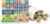 Melissa & Doug Deluxe Wooden ABC/123 1-Inch Blocks Set with Storage Pouch (50 pcs)